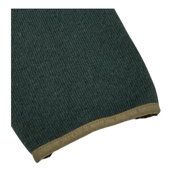 LL Bean Mens Large Pullover Green L Regular Fleece Snap T Sweatshirt Gorpcore - Picture 4 of 7